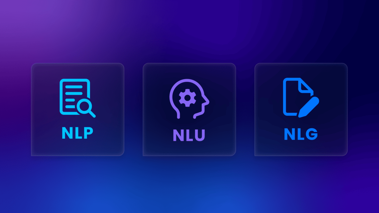 NLU, NLP and NLG icon