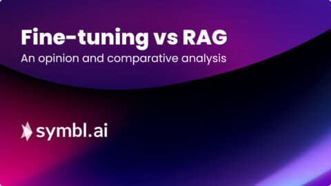 Fine-tuning vs RAG:  An opinion and comparative analysis